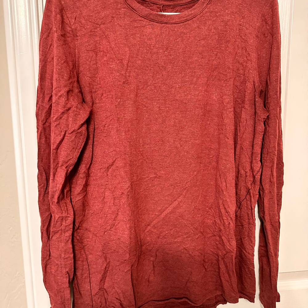 lululemon athletica Crimson Long Sleeve Tee